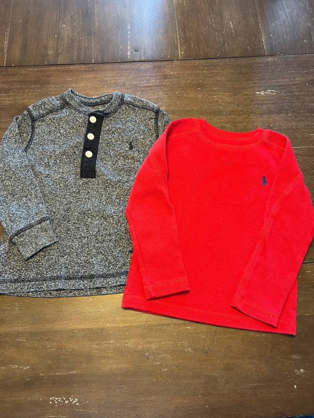 Bundle of 2 Polo by Ralph Lauren Long Sleeve T-Shirts